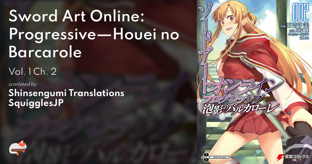 A Panini vai publicar o Segundo mangá de Sword Art Online: Progressive -  Houei no Barcarolle