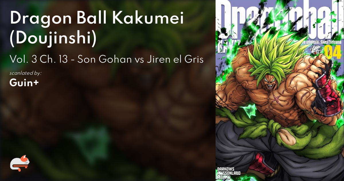 Dragon Ball KAKUMEI Chapter 13 SON GOHAN VS JIREN THE GRAY Review