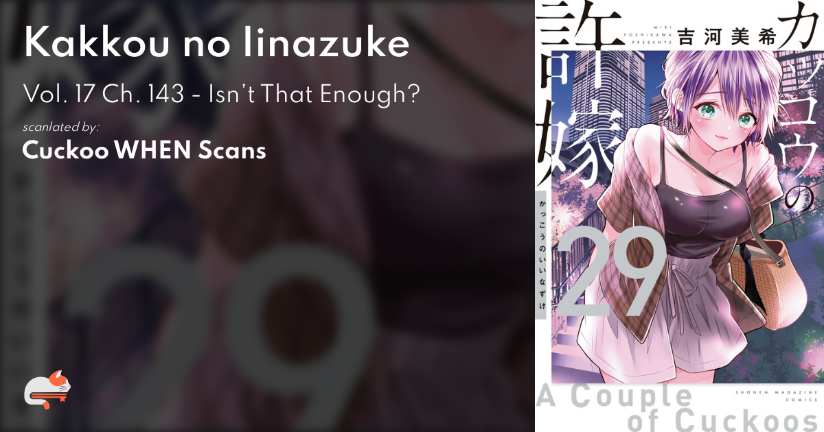 Eu Amo O Sousuke! Reviews Do Capitulo 143 Do Mangá Kakkou no Iinazuke 