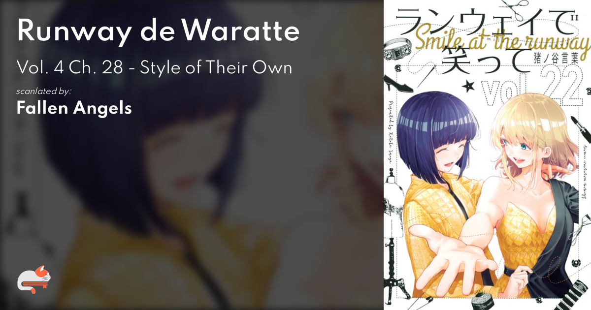 Manga 'Runway de Waratte' Ends in Four Chapters 