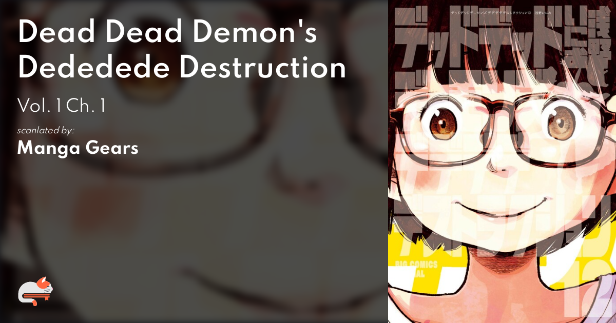 Dead Dead Demon's Dededede Destruction Header