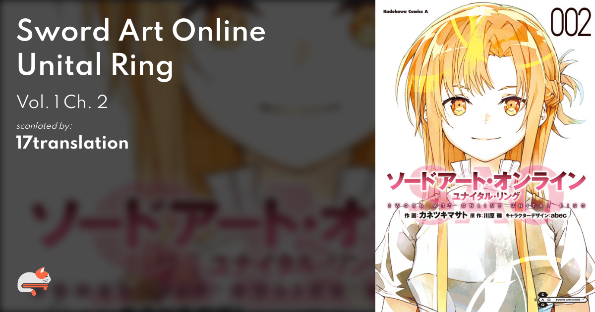 ✨💙Nayyyy 🌌🌺 on X: Manga Sword art Online unital ring #2 1/2