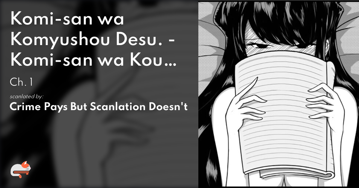 Komi-san wa Komyushou Desu. - MangaDex