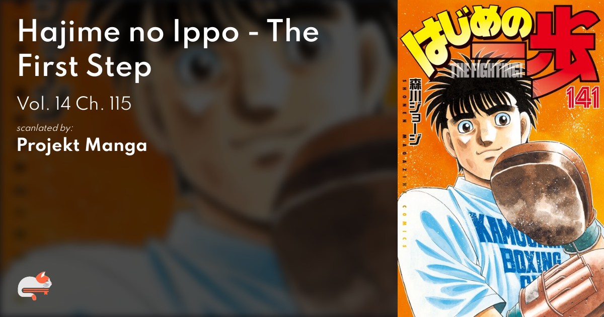 Hajime No Ippo #115  Manga, Manga covers, Manga to read