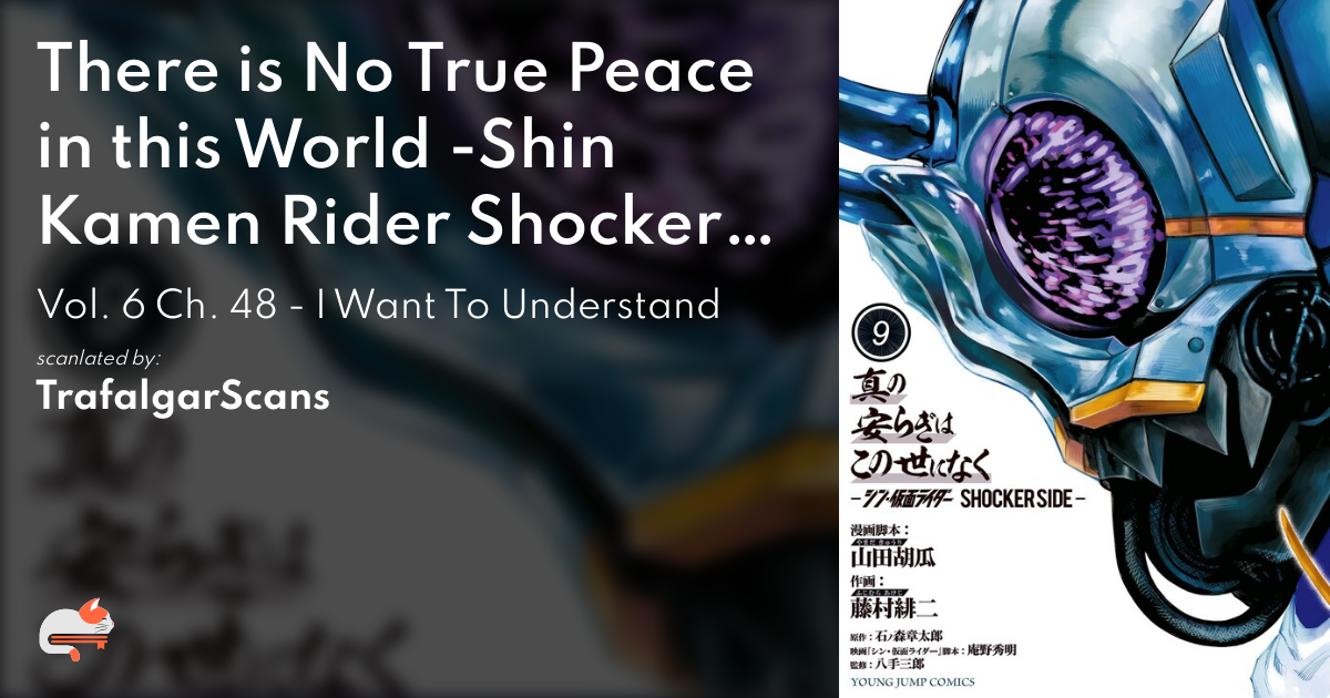 There Is No True Peace in This World -Shin Kamen Rider SHOCKER SIDE- - Vol.  6 Ch. 48 - I Want To Understand | MangaDex Forums