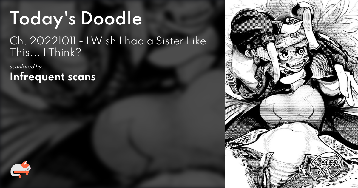 Read Today's Doodle Chapter 140: I Wish I Had A Sister Like This