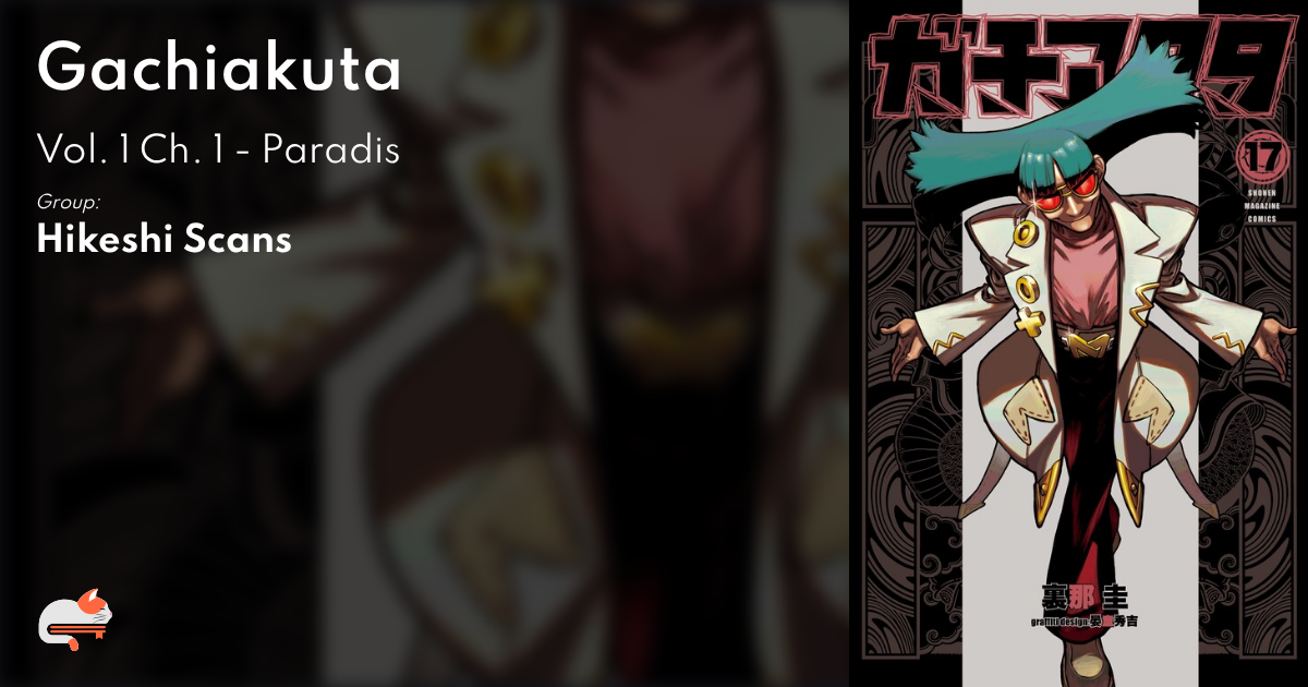Gachiakuta Vol 1 Ch 1 Paradis MangaDex Forums