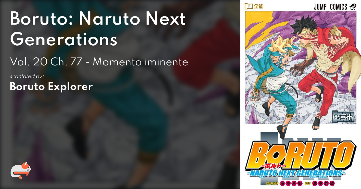 1  Chapter 77 - Boruto: Naruto Next Generations - MangaDex