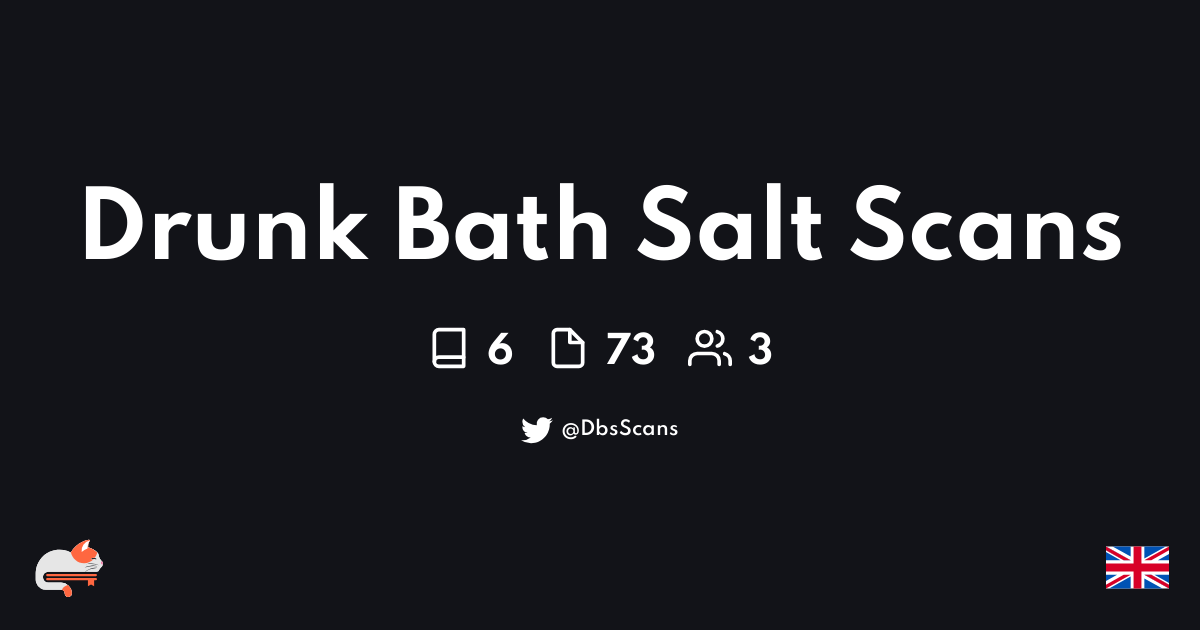 Drunk Bath Salt Scans — Volume 20 Bookstore Extras