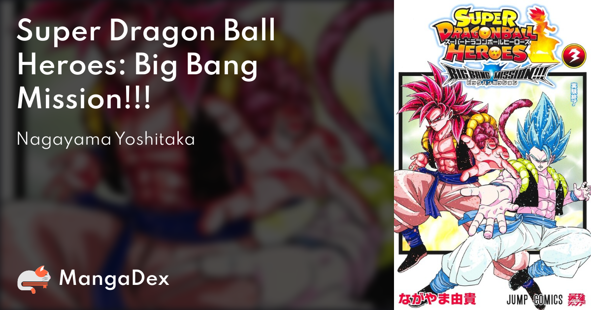 Super Dragon Ball Heroes: Big Bang Mission!!! Manga