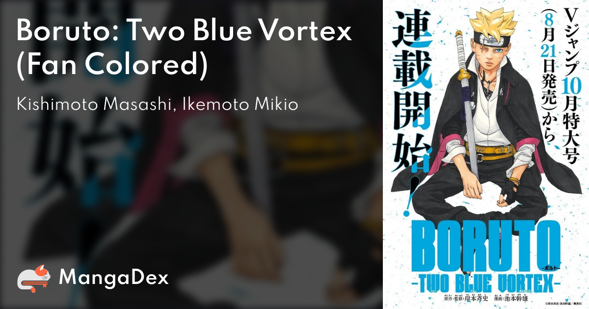 Boruto: Two Blue Vortex” já disponível no Manga Plus
