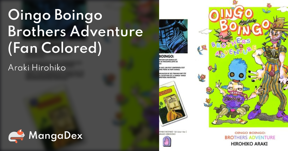 Oingo Boingo Brothers Adventure - MangaDex
