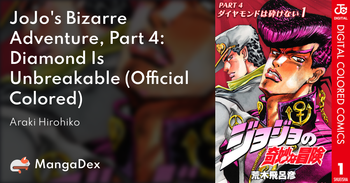 MangaDex  Jojo's bizarre adventure, Jojo bizarre, Jotaro kujo