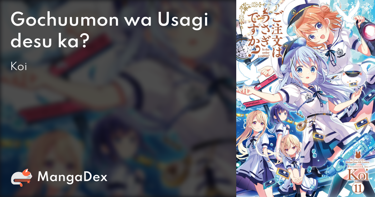 Gochuumon wa Usagi Desu Ka? o (>‿<✿)